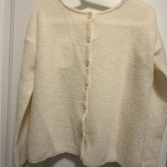 Sezane Cream Women's Sweater - Picture 2 of 4